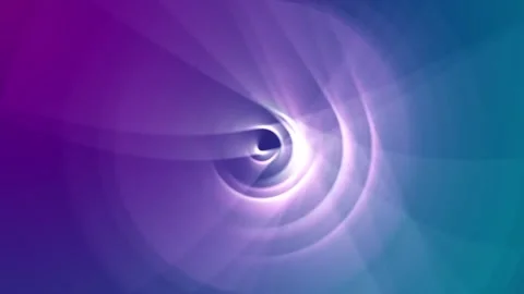 Abstract White Light Tunnel with Blue Energy Waves Video stock 329656993