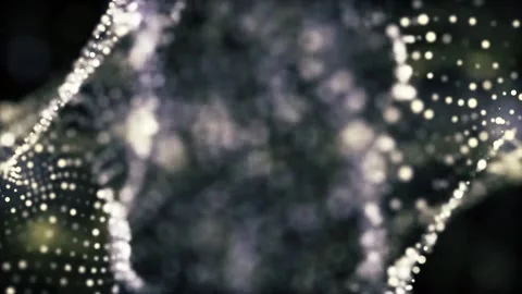 Abstract White Lights Are Moving And Glowing Stock Footage 202131010