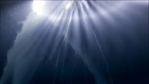 Abstract White Lights Rays Motion Background Loop Stock Footage 202131047