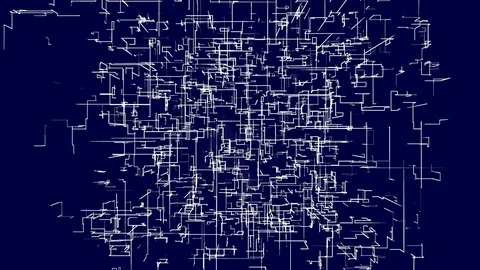 Abstract white line motion at an angle of 90 degrees on blue background 스톡 동영상 74599682