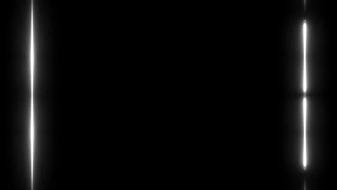 Abstract White Lines on Black Background Stock Footage 284391156
