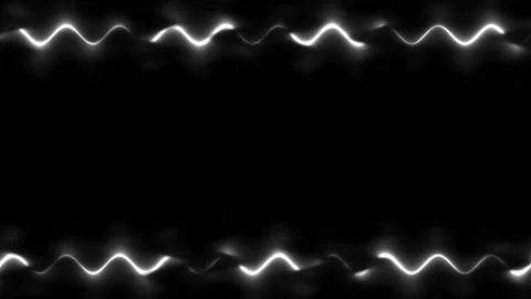 Abstract White Lines on Black Background Stock Footage 284391308