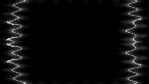Abstract White Lines on Black Background Stock Footage 284391549