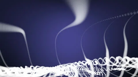 Abstract white lines blue background 스톡 동영상 25825034