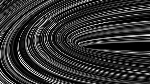 Abstract white lines flowing in vortex pattern on dark background for data flow Stock Footage 333757779