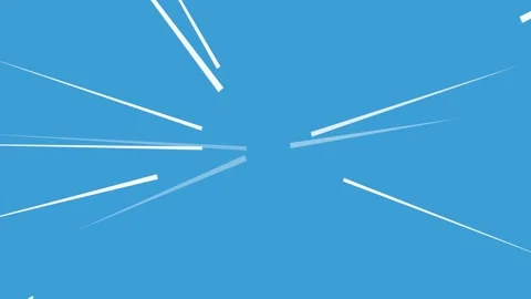 Abstract white lines radiating on blue background Stock Footage 340940850