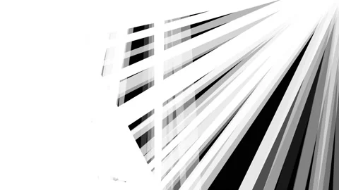 Abstract white lines is random moving animation on black background. Animation Stock Footage 118536914