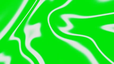 Abstract White Liquid Flowing on Green Screen Stock Footage 336960706