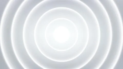 Abstract white luminous background with radiant glow and gradient circles, .. Stock Illustration