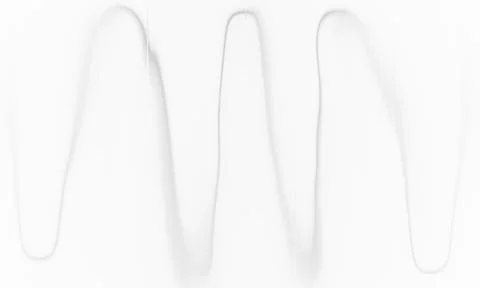 Abstract White Minimal Wave Background Stock Illustration