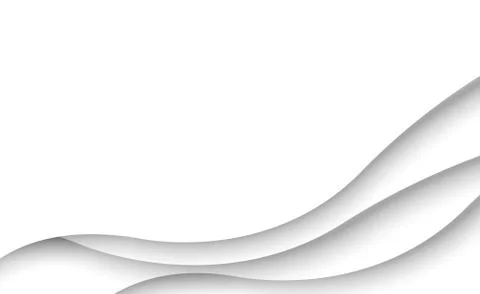 Abstract white modern shape line curve seamless white background.Graphic Illustrazione stock