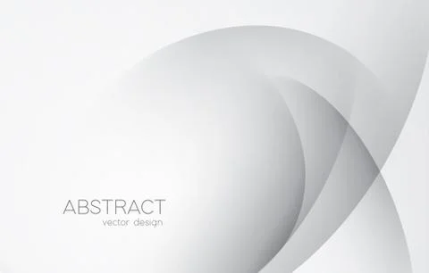 Abstract white monochrome vector background, for design brochure, website, flyer Stock Illustration