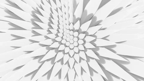 Abstract white moving surface. Seamless loop. Stock Footage 144099325