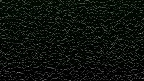 Abstract white noise wave background. Technology big data background. Motion  Stock Footage 163911805