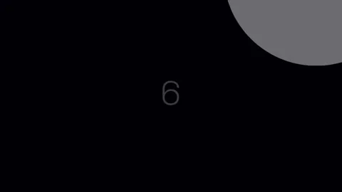 Abstract white number nine on black screen countdown sequence background loop Stock Footage 342205039