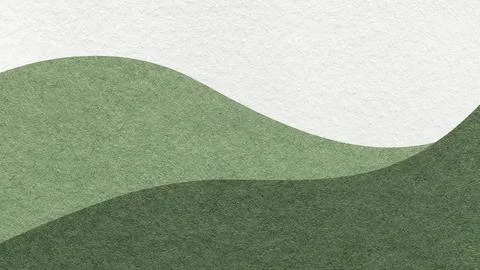 Abstract white, olive texture paper background, wavy layers, gradient. Wave p Stock Illustration