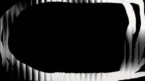Abstract white paint stroke transition on black background Stock Footage 319760312