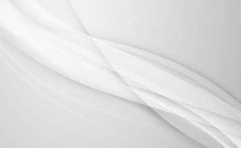 Abstract white panoramic background with lines - Vector Stock Illustration