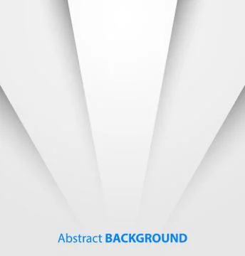 Abstract white paper background with shadow. Stock Illustration