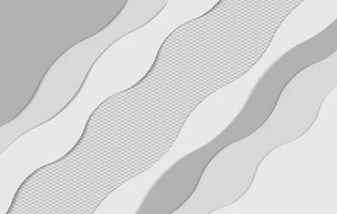 Abstract white paper waves, squared background, banner, invitation, poster or Stock Illustration