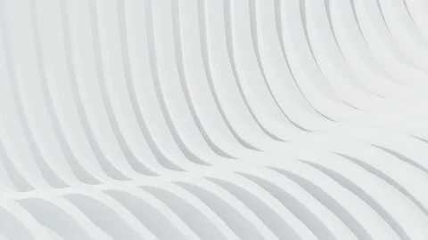 Abstract white parametric pattern,Motion background 3d animation. Stock Footage 134250009
