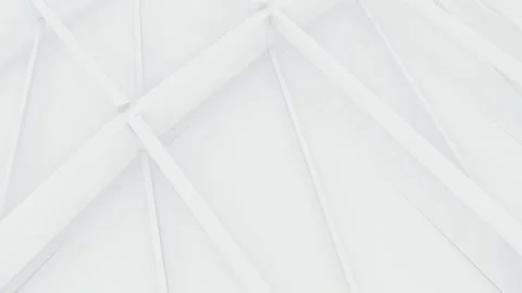 Abstract white parametric pattern,Motion background 3d animation. Stock Footage 134250010