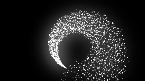 Abstract white particle dot background Stock Footage 310532043