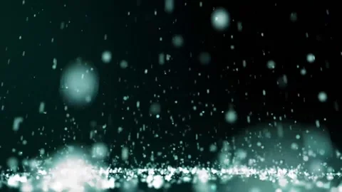 Abstract White Particles Are Falling Video stock 187325048