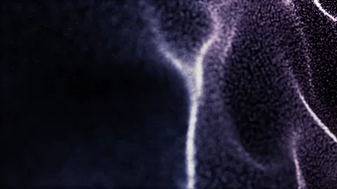 Abstract White Particles Are Moving Stock Footage 202546377