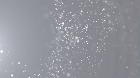 Abstract White Particles Background. Loop animation Video stock 73274891
