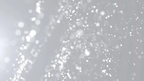 Abstract White Particles Background. Loop animation Video stock 73274971