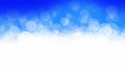 Abstract white particles on blue background Stock Footage 60600410