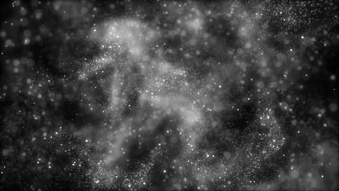 Abstract white particles on a dark background 스톡 동영상 196854059