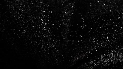 Abstract White Particles Floating on Dark Background Loop Vidéo 344245228