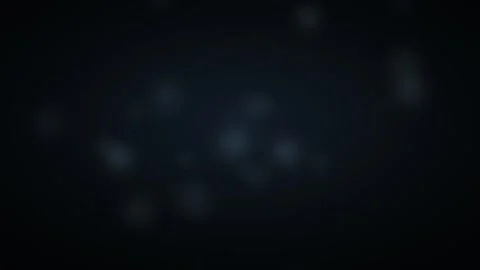Abstract white particles floating gently in dark blue motion background. Stock Footage 341770645