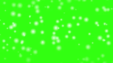 Abstract white particles floating on a green background 動画素材 345975671