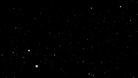 Abstract White Particles Motion on Black Background Stock Footage 171004430