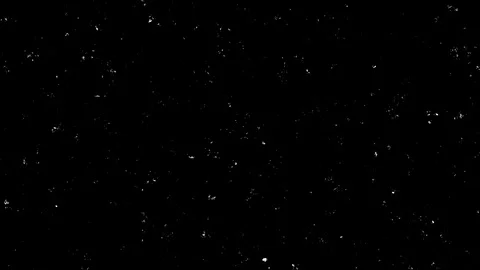 Abstract White Particles Motion With Parallax Effect On Black Background. Stock Footage 107970794