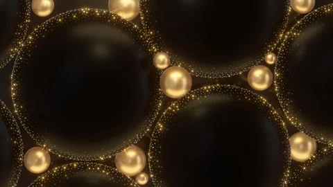 Abstract White Pearlescent Bubble Background Stock Footage 276880382