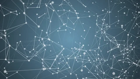 Abstract white plexus particles video moving background with shine on background Stock-Footage 93971944