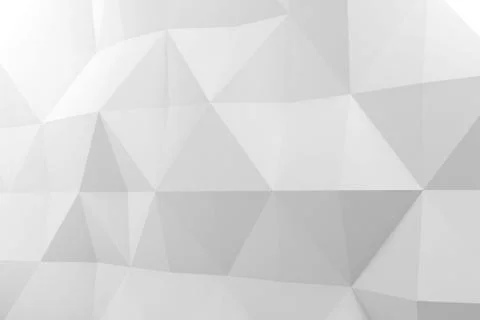 Abstract white polygonal pattern on wall Stock Illustration
