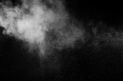 Abstract white powder explosion Stock Photos