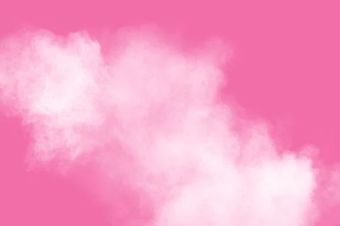 Abstract white powder explosion on pink background. Freeze motion of white .. 스톡 일러스트