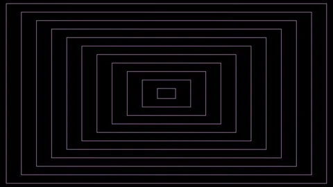 Abstract White Rectangular Tunnel Background with Infinite Perspective Motion Stock Footage 343629722