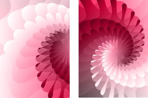 Abstract white red 3d render geometric background, Abstract minimalist geom.. Ilustración de archivo