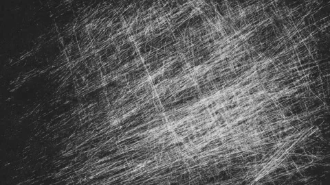 Abstract white scratch texture streaks across dark background, hand drawn d.. Video stock 342041251
