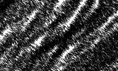 Abstract white scribble and doodle lines pattern on black background. artistic Stock Illustration