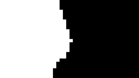 Abstract white shapes forming dynamic graphic elements against a dark backg.. Stock Footage 340912536