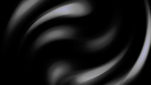 Abstract white shining wavy soft lines flowing on black background, seamless Stock Footage 116244431