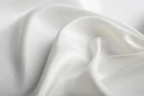 Abstract white silk background Stock Photos